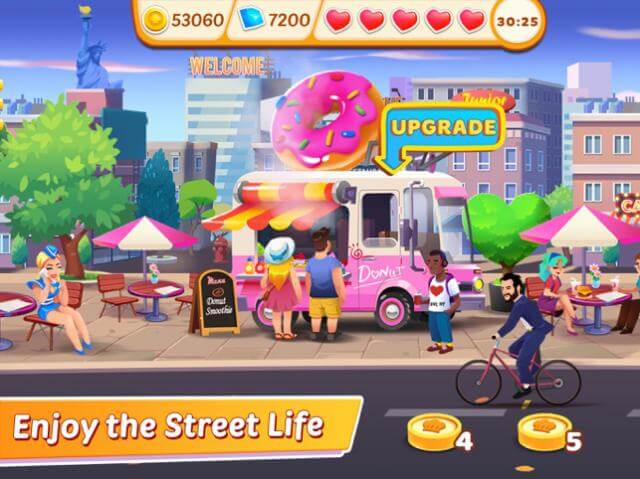 Enjoy the life. living on the street while working on food trucks in Cooking Speedy: MASTER CHEF