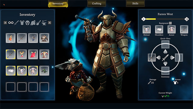 Continuously upgrade your character with skills, weapons... to be ready to defeat the enemy. enemies and victory