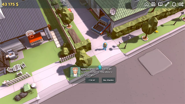 Your choices and actions will directly affect the development of the town in The Neighborhood game