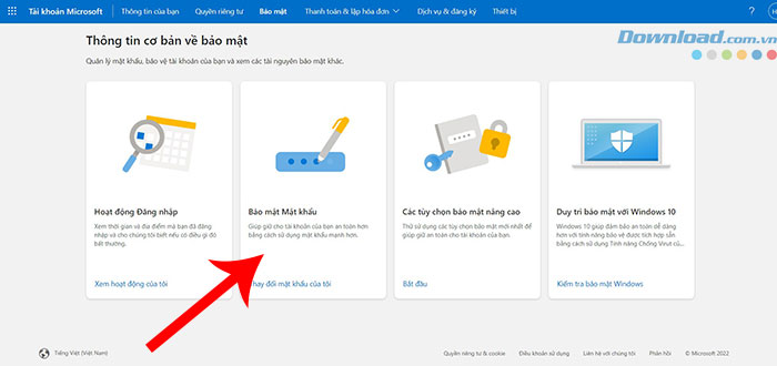Hướng dẫn thay đổi mật khẩu Microsoft Outlook
