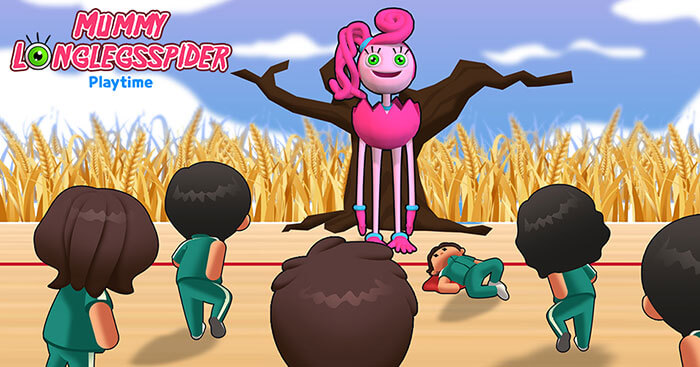 Mommy Spider is a survival game combining Poppy Playtime and Squid Game