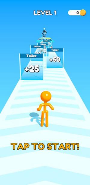  Tall Man Run is a runner game with simple but addictive gameplay