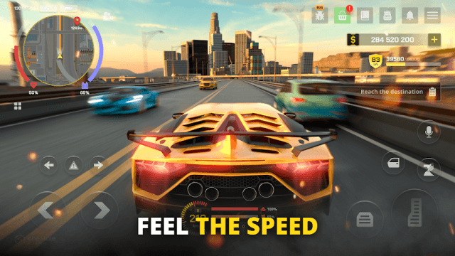 Feel the speed as you move. participate in realistic car races in the game One State 
