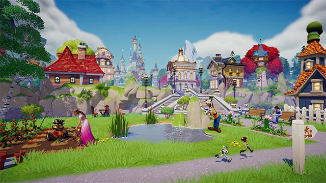 Disney Dreamlight Valley's exciting life simulation game cartoon 