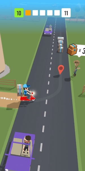 Collect goods and deliver them to customers in the game Deliver It 3D 