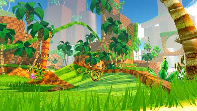 Sonic Speed ​​Simulator will take you to experience many beautiful worlds