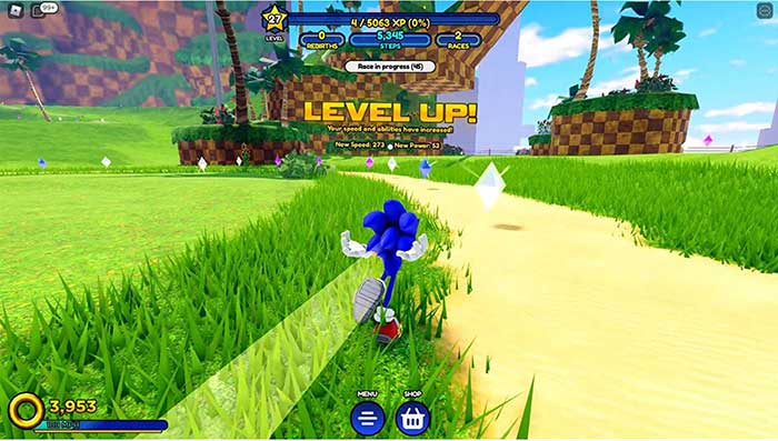 Trò chơi Sonic Speed ​​Simulator dựa trên bộ truyện chú nhím xanh nổi tiếng - Sonic the Hedgehog