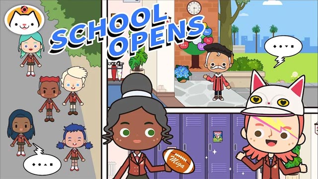 Miga Town: My School for Android simulation funny school in miga town
