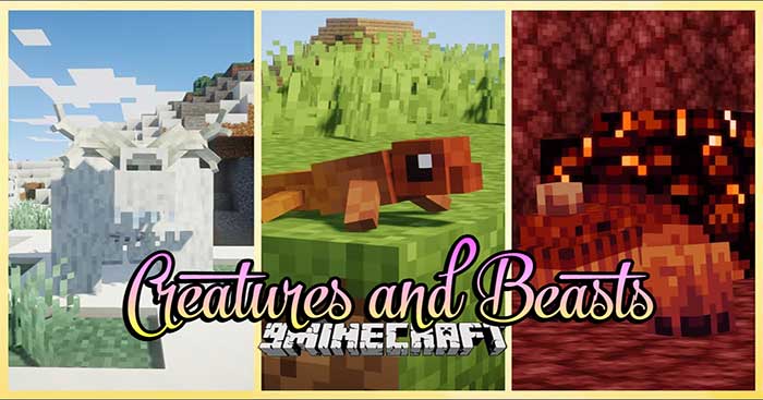 Creatures and Beasts Mod 1.16.5 is a special creature themed Mod. 