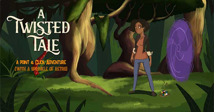 A Twisted Tale is a point adventure game. and click funny and funny