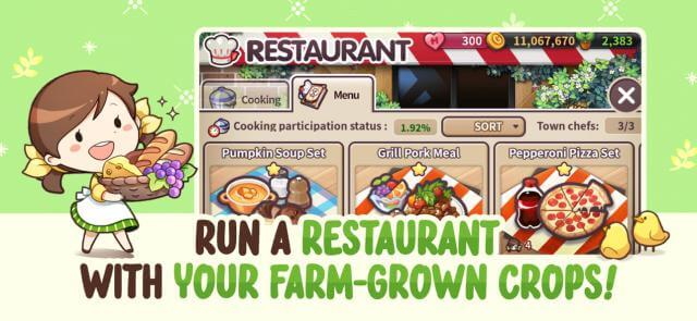 Executive 1 restaurant selling agricultural products