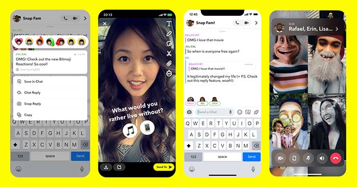 Snapchat cho Android 11.78.0.39 - Trò chuyện qua ảnh và video trên Android