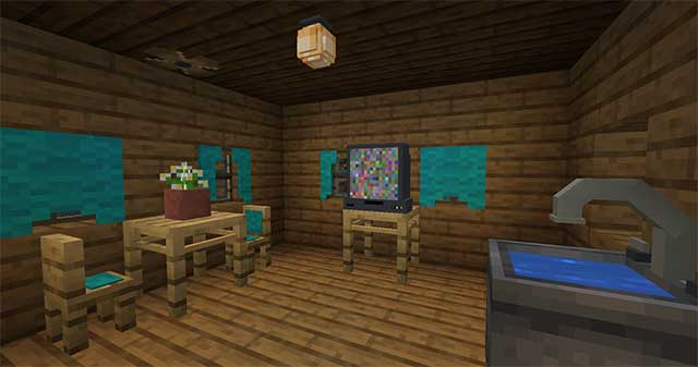 Exline’s Furniture Mod sẽ thêm vào Minecraft rất nhiều đồ gia dụng để bạn trang trí