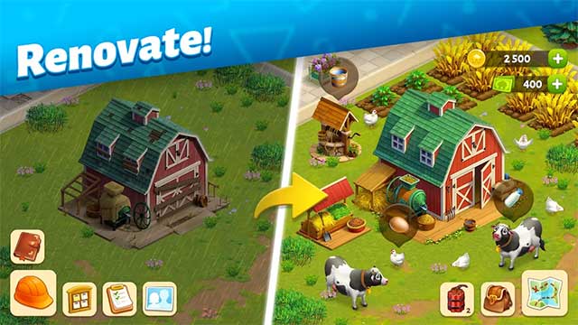 Spring Valley for iOS is beautiful farm simulation game like Township