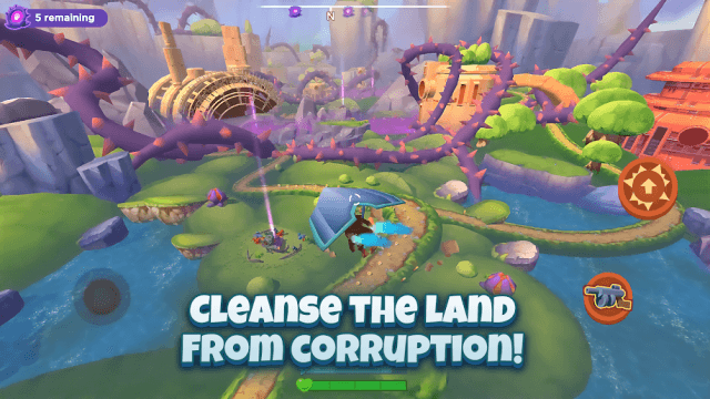 Clean up the ruined land by killing all enemies