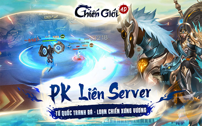 PK liên Server - Chiến Giới 4D cho máy tính