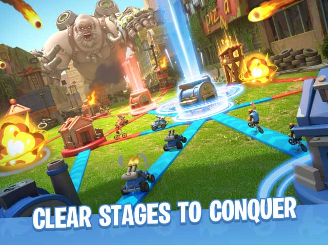 Clean up stage and conquer space