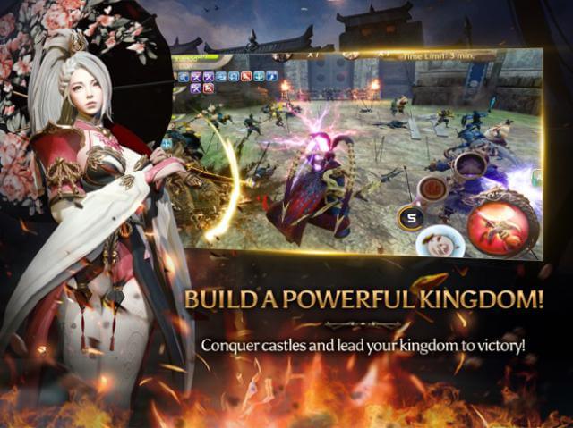 Conquer castles, castle towns and build your kingdom stronger in Three Kingdoms: Legends of War 