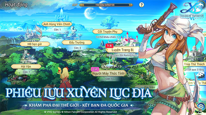 Download game Ys 6 Mobile - Transcontinental Adventure