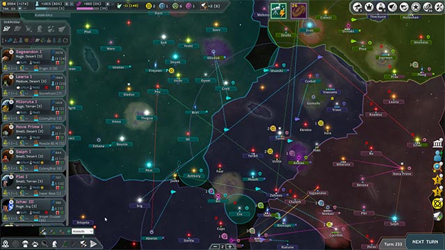 Grow an interstellar empire in the simulation strategy game Interstellar Space: Genesis