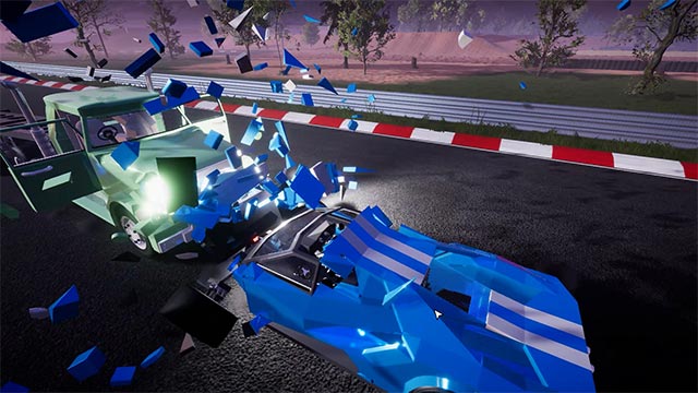 Join online races and crash cars in Tech Block