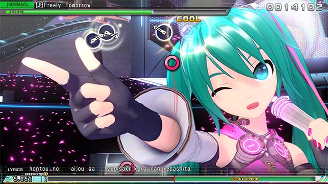 Hatsune Miku: Project DIVA Mega Mix Plus is a vibrant, youthful music game for everyone. 