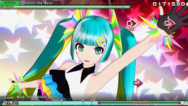 Here is a fast-paced rhythm game with music and colorful fashion