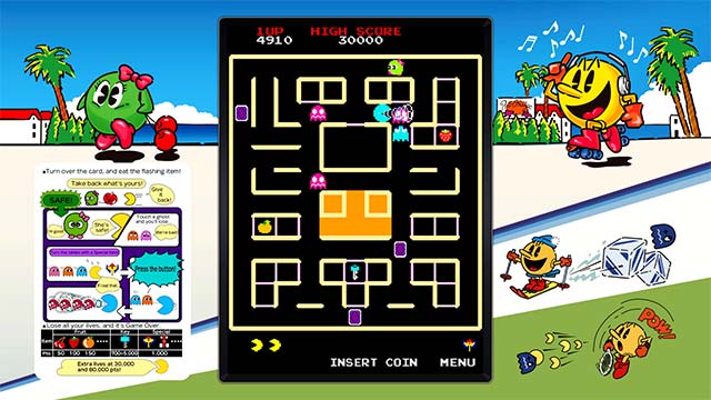 Playing PAC MAN games. classic or new, all wrapped up in one version of PAC-MAN on Steam