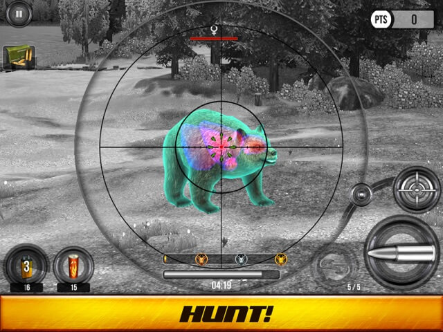 Hunting and shooting realistic animals in Wild Hunt: Hunting Games