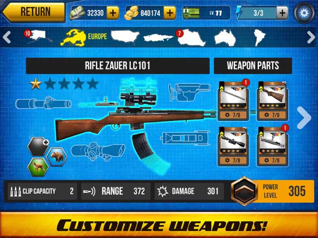 Customize your weapons