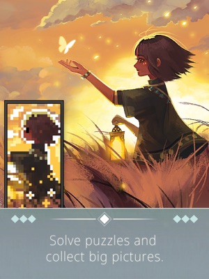 Solve puzzles and find beautiful pictures in the game Eyes Nonogram 