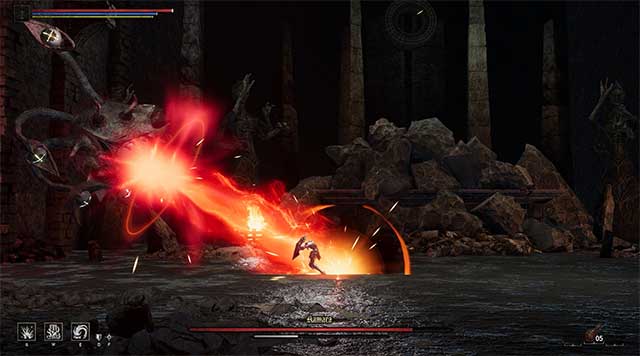 Each character has a different attack, skill and combat combo