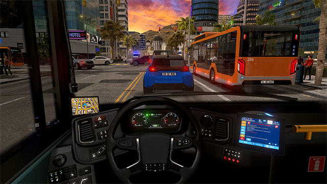 Bus Driving Sim 22 is a city bus driving simulation game
