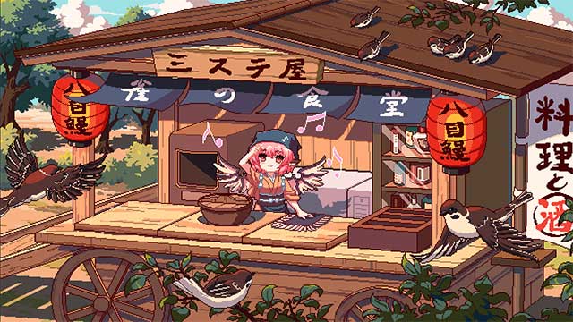 The game revolves around the young youkai Mystia in her quest to pursue her dreams. 