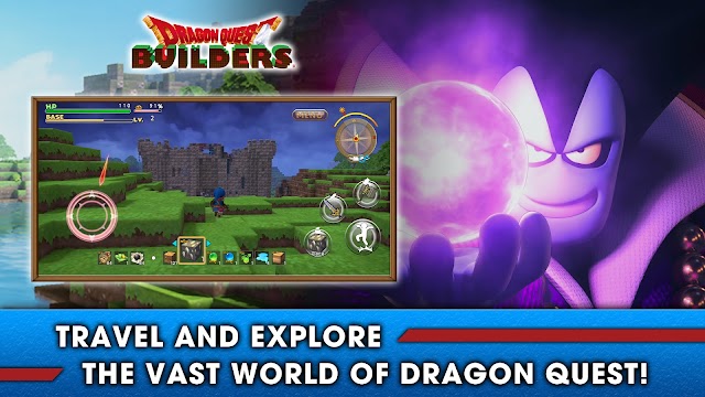 Adventure and Discover explore the huge Dragon Quest world in the game DRAGON QUEST BUILDERS