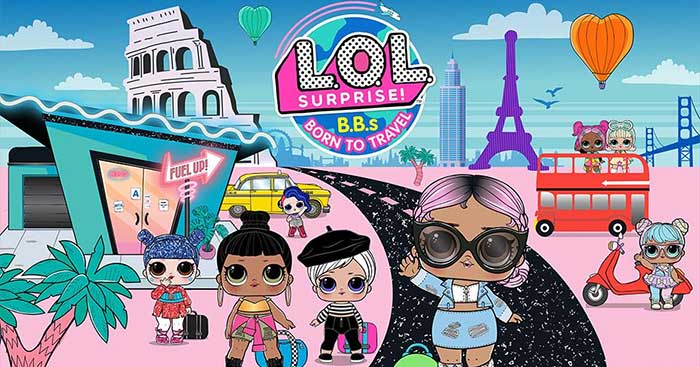 Travel the world with cute dolls in LOL Surprise! BBs Born To Travel