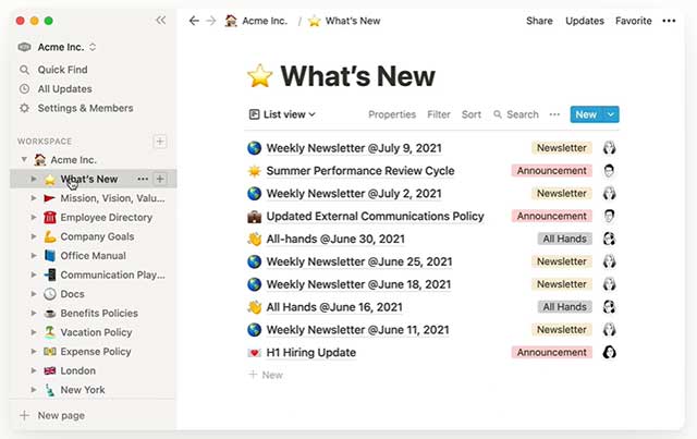 Notion workspace helps you build your own wiki 