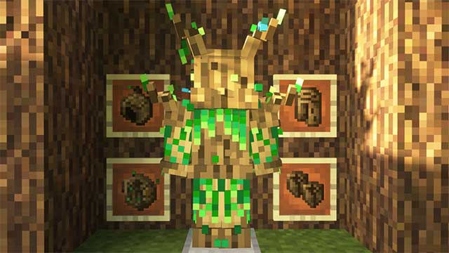 Simply Wooden Armor Mod will add an upgraded wooden armor set to Minecraft