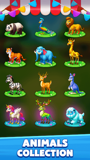Collect and create animal collections to build zoos