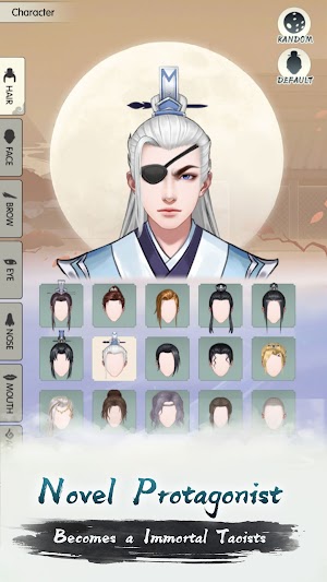 Download Infinite Cultivation game and choose a character to start your immortal cultivation path 