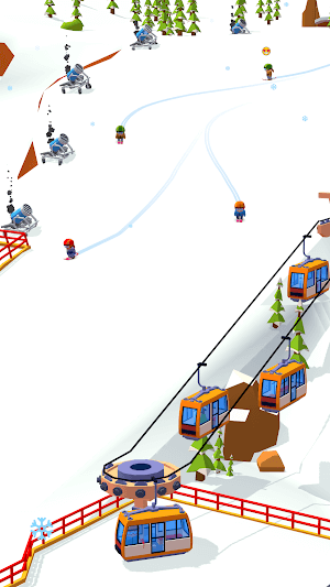 Build and manage your own ski resort in the game Ski Resort 