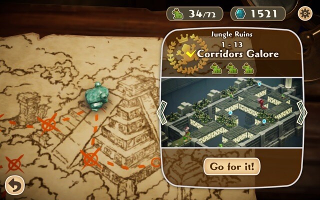 The game features over 100 challenging puzzles