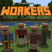 Cover Image of Villager Workers Mod