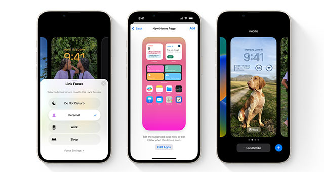 Connect Lock Screen to Focus for personalization customize user experience