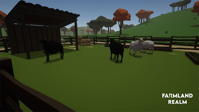 Buy seeds and seedlings to start the experience of farming and raising livestock in the Farmland Realm game