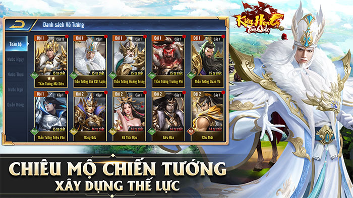 Game chiến thuật thẻ tướng miễn phí