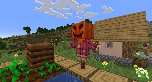 The scarecrow is a necessary part of protecting your farm from hostile entities