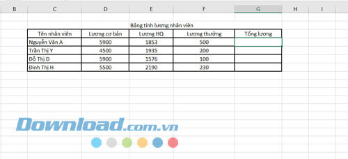 Hàm SUM: Hướng dẫn tính tổng trong Excel
