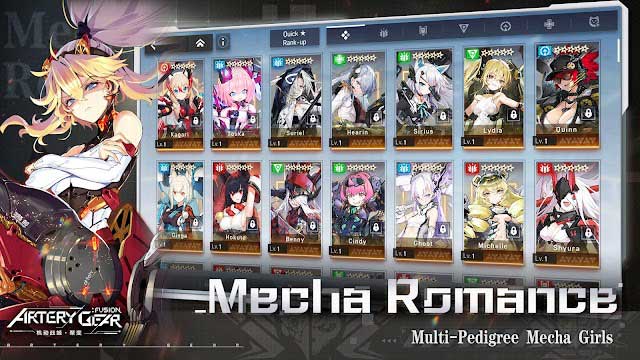 Lots of charming mecha warriors for you to choose and combine