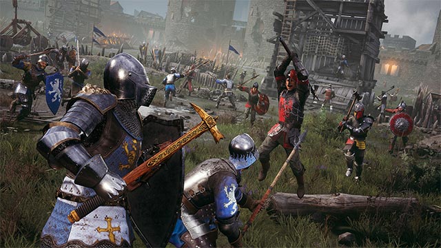 Game Chivalry 2 features frantic hack-and-slash gameplay and fast action
